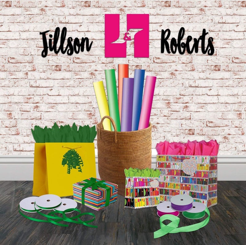Jillson Roberts 6 Roll-Count All-Occasion Solid Color Gift Wrap Available in 10 Different Assortments, Crayon Box - Image 3